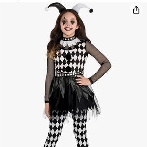 Girls Mad Hatter Halloween Costume sz L
